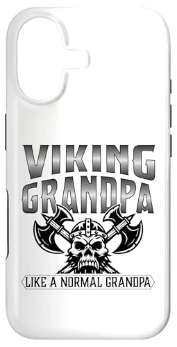 Viking Grandpa Like A Normal Grandpa But Way Cooler デザイン スマホケース iPhone 17 用