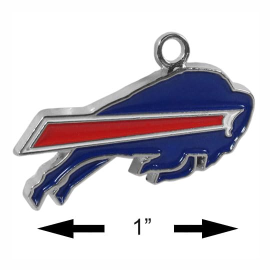 Image of NFL Siskiyou Sports Womens Buffalo Bills Dangle Earrings One Size Team Color