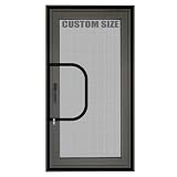 Malla mosquitera para Ventana de tamaño Personalizado, Red autoadhesiva con Doble Cremallera
