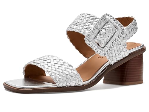 Gentle Souls by Kenneth Cole Womens Madylyn Silver Leather 11 Medium