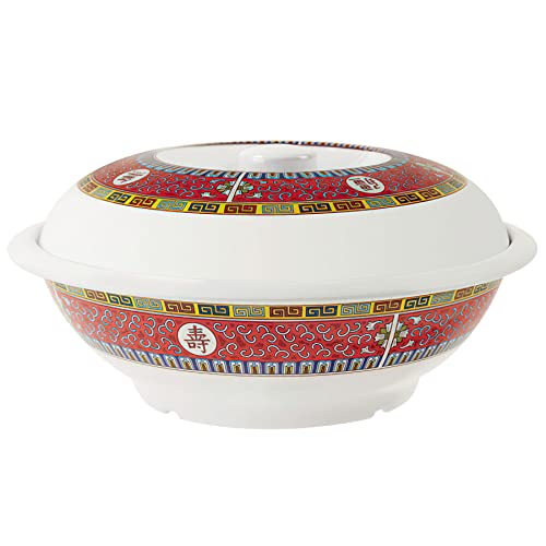 G.e.t. Kt-070-L, Longevity Collection, White 94 Oz., 11" Melamine Bowls With Lids (Pack Of 12) #TOP14