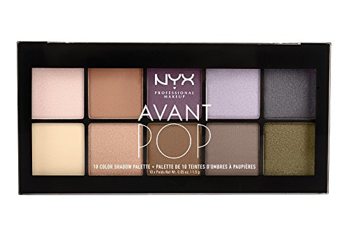 NYX Professional Makeup Avant Pop! Shadow Palette, Nouveau Chic, 0.5 Ounce