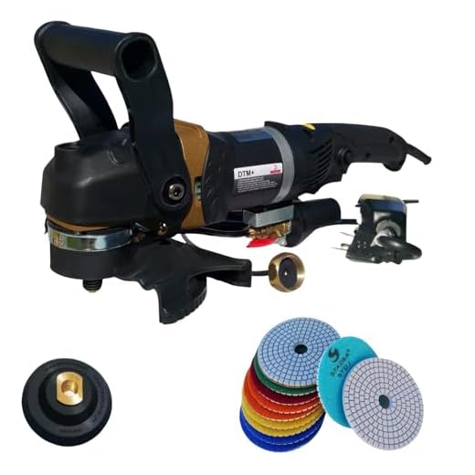 Stadea SWP113K Wet Concrete Polisher Grinder Kit with Concrete Polishing Pads - Variable Speed Wet Polisher for Wet or Dry Polishing
