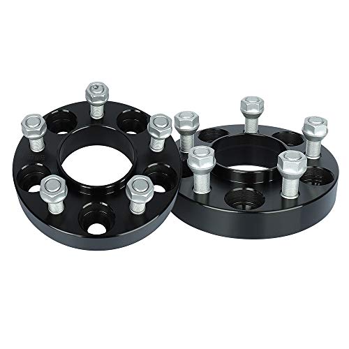 IRONTEK 1in Hubcentric Spacers 5x114.3mm (70.5mm Bore, 1/2x20 Studs) 5x4.5 to 5x4.5 Wheel Spacers Adapter 25mm FITS Ford Explorer Mustang Ranger Crown Victoria, Lincoln Mark VII, Mazda B2500 B3000