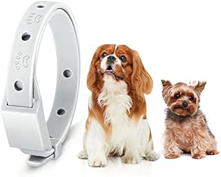 2 Pack Flea and Tick Collars for Dogs, Adjustable Natural Medicinal Plant Preparations Pet Flea Collar for Dogs Puppy 50cm/20 inch in Length