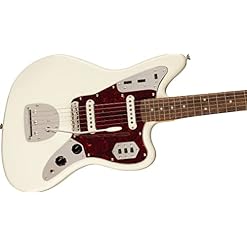 Squier FSR Classic Vibe ’60s Jaguar®, Olympic White - Les Beatles, Paul McCartney, John Lennon, RIngo Starr, George Harrison Squier FSR Classic Vibe '60s Jaguar®, Olympic White – Image 3