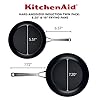 KitchenAid Hard Anodized Induction Nonstick Frying Pan Set/Skillets, 8.25 Inch and 10 Inch - Matte Black #1