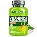 NATURELO Vitamin D - 5000 IU - Plant Based - from Lichen - Best Natural D3 Supplement for Immune System, Bone Support, Joint Health - Whole Food - Vegan - Non-GMO - Gluten Free - 180 Capsules
