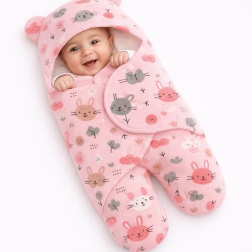 Image of First Kick Baby Blanket Newborn Gift Pack of Swaddle Wrapper, 0-9 Months, Length 68 cm x Width 68 cm