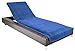 Brandsseller Schonbezug für Gartenliege, Strandliegenauflage, Frottee Schonbezug, 100% Baumwolle - ca.75x200 cm - Blau