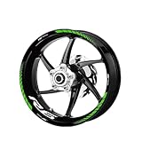 Roue Autocollant Decal Autocollants Réfléchissants pour Jantes De Moto pour Yamaha YZF R6 Jantes Stickers D'autocollants(Couleur 5)