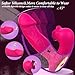 Vibradorador Mujer Juguetes Eróticos Pareja Sexuales Grande Dildo succionador de Clítoris Femenino Consoladores.. para mujer con Vibración juguete sexualmujer 10X10 Modos vibradores (Rosa roja)