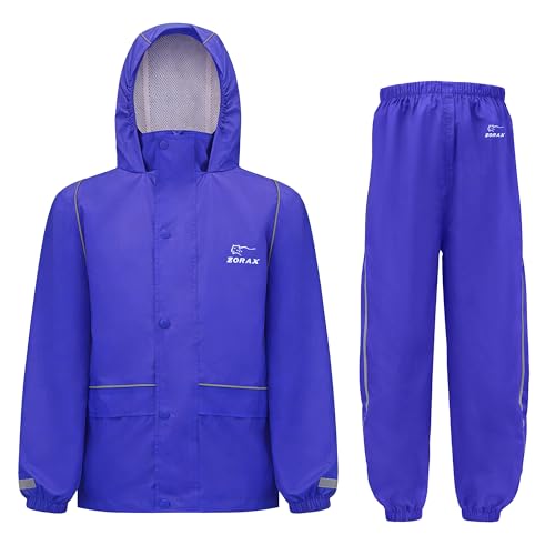 Combinaison de pluie Zorax pour laisser courir les enfants sous l'averse sans craindre le vent