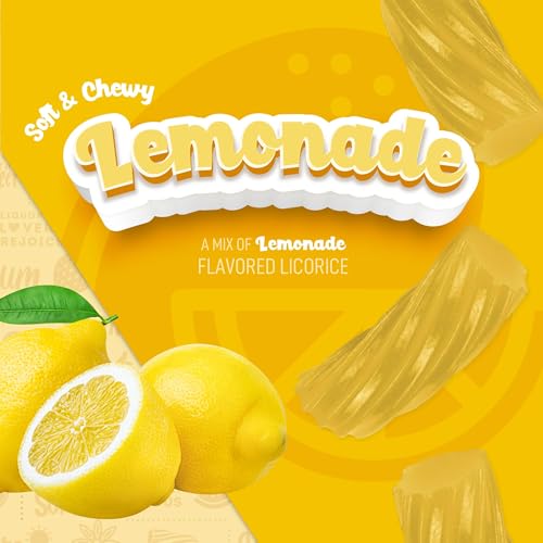Wiley Wallaby Lemonade Licorice Candy, Soft & Chewy, 7.05oz, 1Pk | Australian-Style with Sweet Citrus Flavor and Mild Tang, Plant-Based, Perfect for Everyday Snacking - image 3
