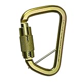 Fusion Climb Tacoma Steel Triple Lock with Key Nose Modified D-Shaped Carabiner
