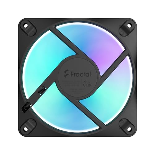 Image of Fractal Design Dynamic 3 12 RGB 3-Pack Black 120mm PWM Fans