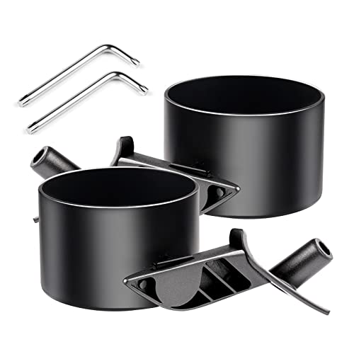 Shademax Compatible With Cup Holder Adapter 2017-2023 Tesla Model 3/ 2020-2023 Tesla Model Y Accessories Car Door Cup Holder Bottles Expander Organizer With Silicone Coaster 2Pcs Left & Right #TOP7