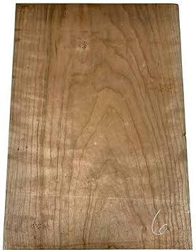 Exotic Wood Zone Cherry Guitar Body Blank 21" x 14" x 2"- 2 Piece Unplaned, Glued