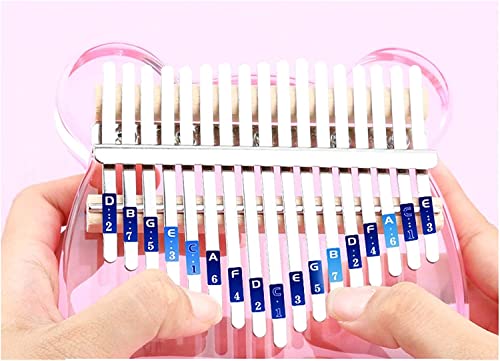 Mini Doigt Kalimba Pouce Piano Kalimba 17 Touches Cristal Rose Transparent Pouce Piano Acrylique Afrique Kalimba Doigt… - Les Beatles, Paul McCartney, John Lennon, RIngo Starr, George Harrison Mini Doigt Kalimba Pouce Piano Kalimba 17 Touches Cristal Rose Transparent Pouce Piano Acrylique Afrique Kalimba Doigt… – Image 3