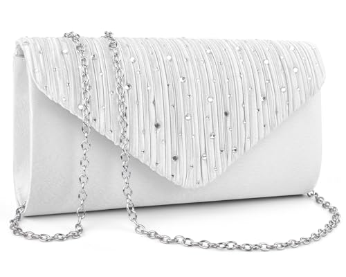 Image of TINDTOP Evening Clutch Purses for Women Handbags for Formal Wedding Party Cocktail Prom Crossbody Shoulder Envelope Bag | for Formal Wedding