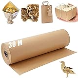 🎁 【Material sin recubrimiento】 Nuestro papel Kraft no está recubierto por ambas caras, por lo que puede escribir sobre él sin problemas.