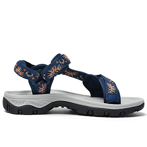Image of Women's Hiking Sport Sandals Water Outdoor Athletic Shoes With Arch Support Adjustable Velcro Beach Shoes