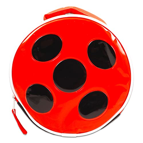 Miraculous Ladybug Lunch Box Set - Bundle With Round Miraculous Ladybug Insulated Lunch Bag With Miraculous Ladybug Stickers, Stampers, And More (Miraculous Ladybug School Supplies) #TOP1
