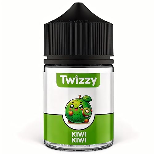 Twizzy Kiwi Lebensmittelaroma - 60ml - Intensives Aroma – Ideal zum Backen, in Lebensmitteln & Getränken, auch für Vernebler, Nebelmaschinen, uvm.