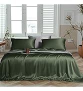 LINENWALAS Premium Bamboe Lakenset 4-delige 100% Biologische Zachte Luxe Ademend Beddengoed Set met Fi...