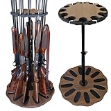 Rush Creek Creations | Spinning Indoor Gun Rack for Rifles & Shotguns for Convenient...