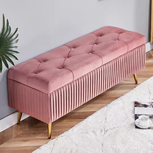 Moderno Banco Zapatero Para Entrada Con Otomana De Almacenamiento Con Botones Capitoné, Tapizado, Rectangular, Para Sala De Estar, Dormitorio, Sofá, Al Pie De La Cama, 80 Cm, Color Pasta De Frijoles.
