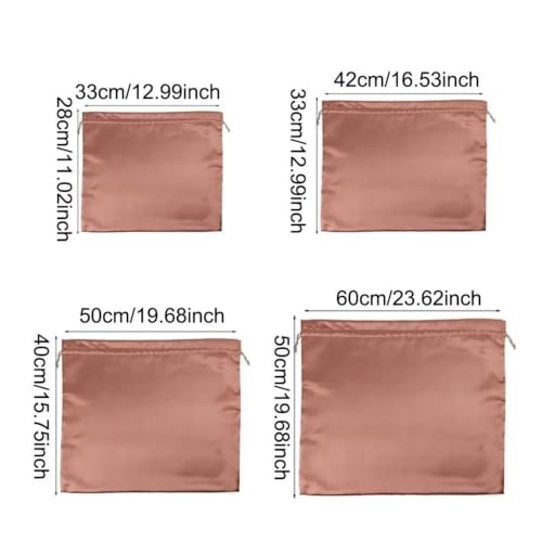 Funda gruesa de tela seda protectora para cuidar botas y bolsos de lujo 5