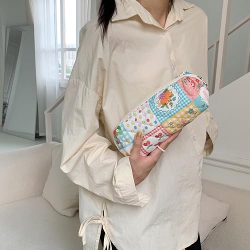 Image of Pencil Case Pen Case Office College School Storage Bag Pouch Holder Box Organizer Makeup Pouch Cosmetic Bag Aesthetic Cute Pencil Case for Girls Boys Kids (C)