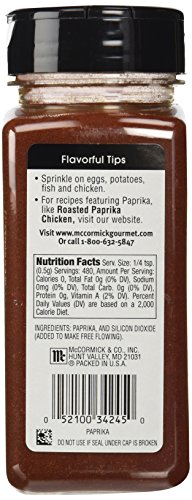 Mccormick Gourmet Collection Paprika 8.5 Ounce #TOP2