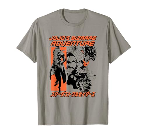JoJo Part 3 Stardust Crusaders Jotaro & Star Platinum Pose T-Shirt