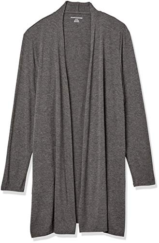 Image of Amazon Essentials Women's Long-Sleeve Open-Front Long Cardigan
