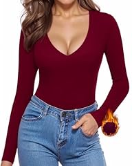 C-long Sleeve Burgundy Fleece Lined