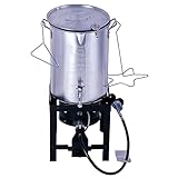 30 Quart Propane Gas Turkey Fryer with Spigot, Boiling Pot