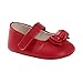 Mayoral Newborn 9407 - Zapatilla para cuna con lazo y velcro, para recién nacidos, color rojo Rojo Size: 17 EU