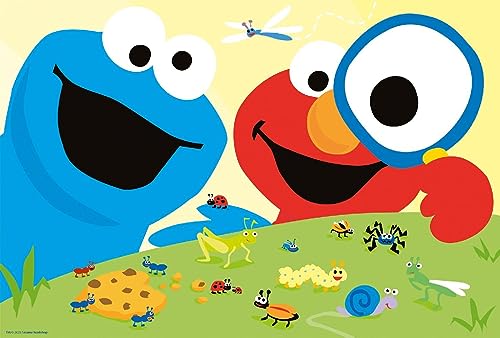 Schmidt Spiele 56458 Sesamstraße, Tierisch stark, 3x48 Teile Kinderpuzzle, Normal