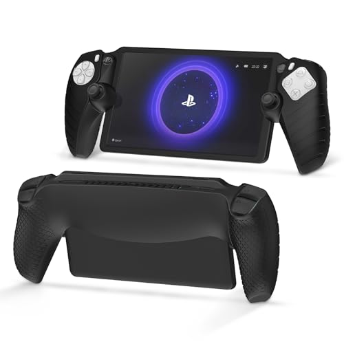zZjoOoj Hülle für PlayStation Portal/PS Portal/PS5 Portal(2023),Weiche Silikon Schutzhülle Case-Schwarz