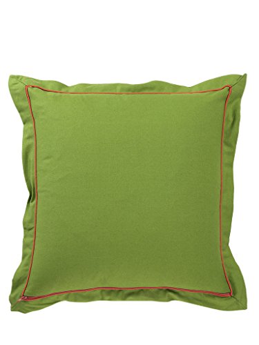 Image of Swayam Set of 5 Solid Cotton Green Cushion Cover | 16 x 16 Inch | Soft Breathable Fabric with Hidden Zipper | Decorative & Stylish Cushion Covers for Sofa, Living Room, Bedroom & Couch