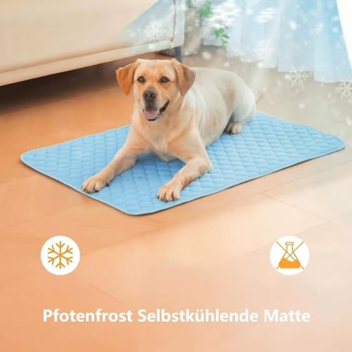 Kühlmatte für Hunde, Kühlbett, wasserdicht und waschbar-6