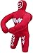 Hawk Sports HWK Kids Grappling Dummy & Baby Wrestling Dummy for Kids Lightweight Life-Size Training Model with Moveable Limbs for MMA, Jiu Jitsu, Judo, Karate, Boxing & Kickboxing - Red