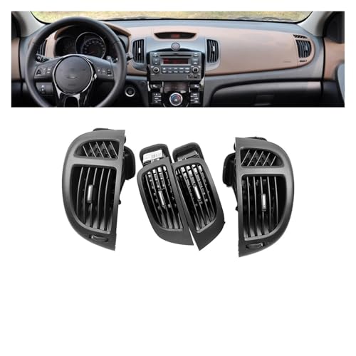 FORTE CERATO 2008 2009-2013 エアコンアウトレット フロントエアアウトレットセンターベントプレートパネル LH RH アクセサリーに適合