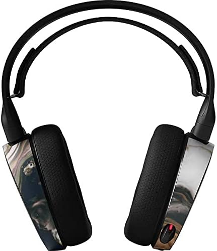 Skinit Decal Skin for SteelSeries Arctis 5 - Skinit Originally Designed Copper and Black Marble Ink Design