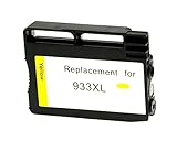 Cartouche Hp 933 X L Jaune Compatible avec Chip pour HP 6100 H611 a 6700 6600 H711 a CN056 A 933Y capacité 13 ml