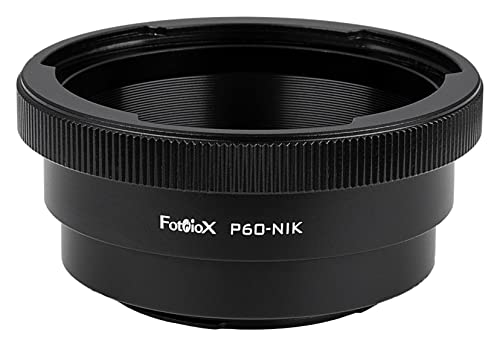 Image of Fotodiox Lens Mount Adapter Compatible with Pentacon 6 (Kiev 60) Lenses to Nikon F-Mount Cameras, (P6-NikF)