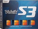 Construcción de 3 piezas Volvik Paquetes de 3 Bolas de Golf S3 Urethane dzd