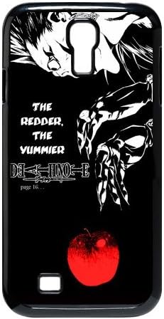Creative Death Note Poster The Redder The Yummier Samsung Galaxy S4 IV i9500 Slim Fit Case Cover Hard Shell Protector for Samsung Galaxy S4